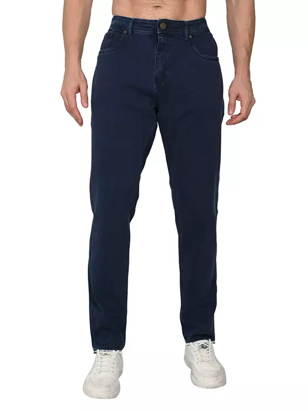 Raw Edge Twill Jean Deep Navy Raw Edge Twill Jean Deep Navy