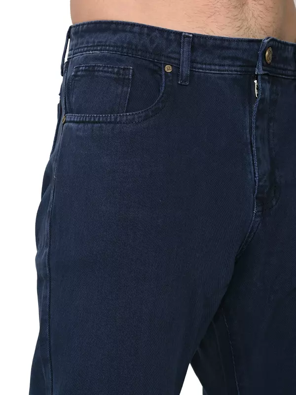 Raw Edge Twill Jean Deep Navy Raw Edge Twill Jean Deep Navy