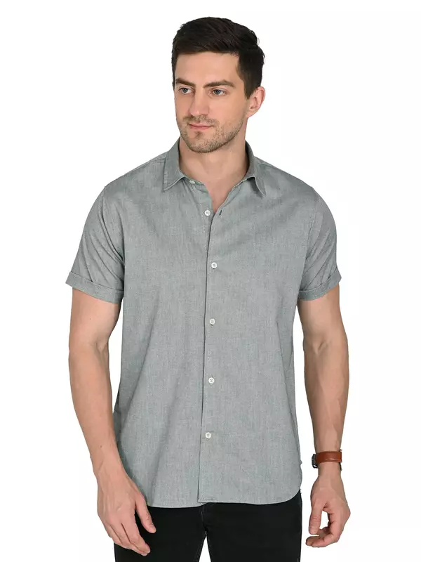 Cotton Linen Shirt Charcoal Gray Cotton Linen Shirt Charcoal Gray