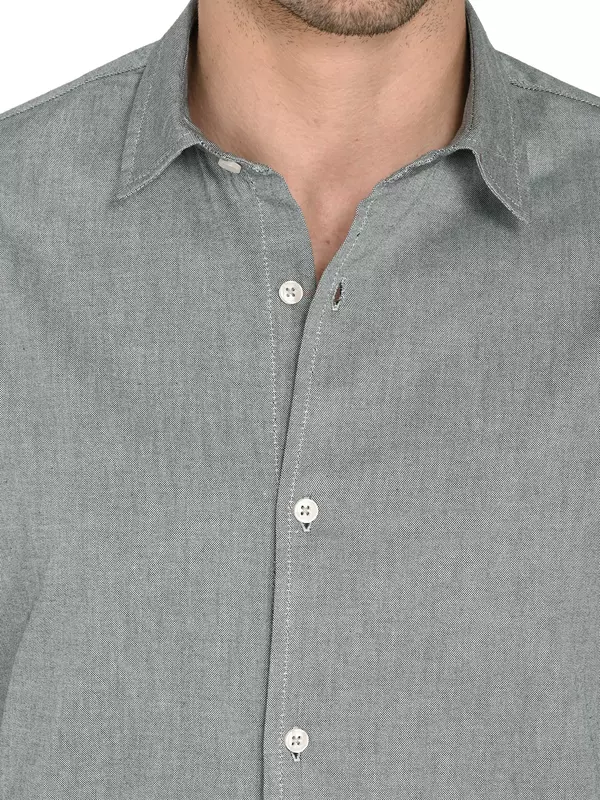 Cotton Linen Shirt Charcoal Gray Cotton Linen Shirt Charcoal Gray