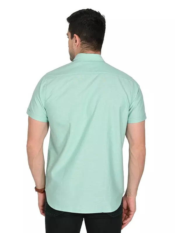 Cotton Linen Shirt Parrot Green Cotton Linen Shirt Parrot Green