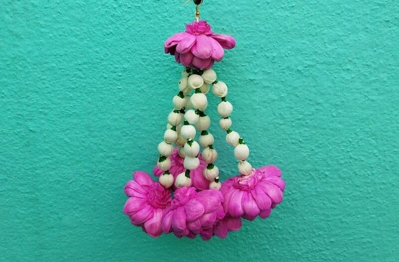 Open Lotus Flower with Jasmine Buds Open Lotus Flower with Jasmine Buds