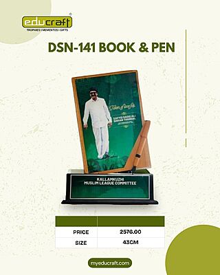 DSN-141 BOOK & PEN 43CM 12%