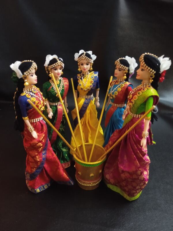 Haldi Doll Set (Barbie)-DWD33 Haldi Doll Set (Barbie)-DWD33