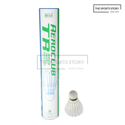 Badminton Shuttle -FEATHER ACBTR WHITE S2