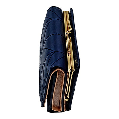 Dark Blue - Trifold Leather Wallet Women / Girls ~ Purse, Coin Holder, Card Slot Dark Blue - Trifold Leather Wallet Women / Girls ~ Purse, Coin Holder, Card Slot