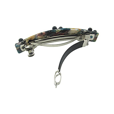 Classic French Barrettes - Black~White Classic French Barrettes - Black~White