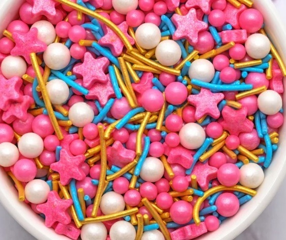 faux balls mix brown