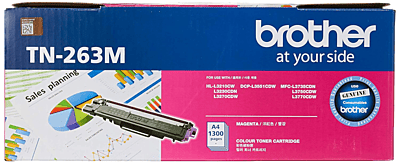 BROTHER Toner Cartridge Magenta (TN-263) BROTHER Toner Cartridge Magenta (TN-263)