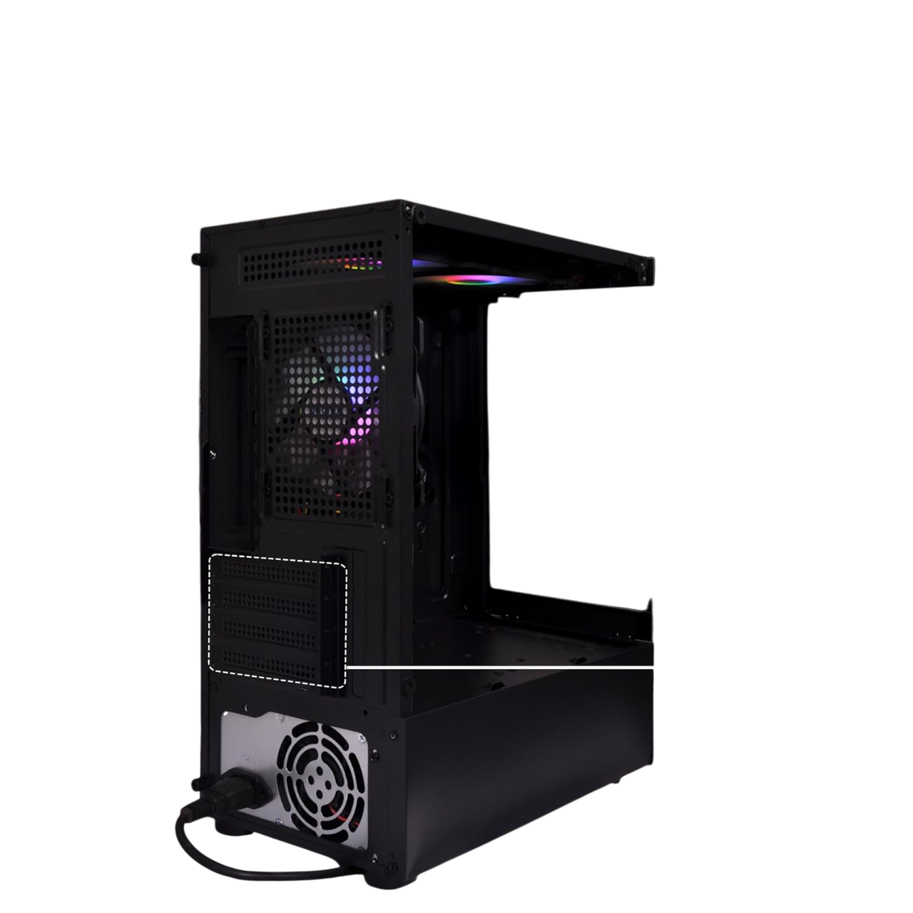 Geonix Tempered_Glass ATX Gaming Cabinet Black, X30W Geonix Tempered_Glass ATX Gaming Cabinet Black, X30W