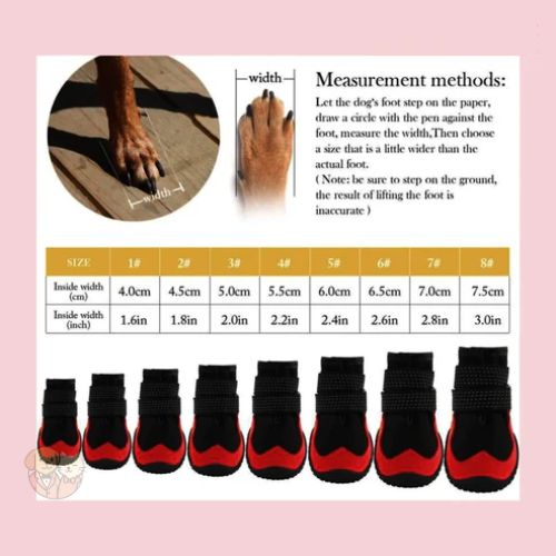 Dog Shoes for Hardwood Floors โ Reflective, Breathable & Adjustable with Zipper Closure Dog Shoes for Hardwood Floors โ Reflective, Breathable & Adjustable with Zipper Closure