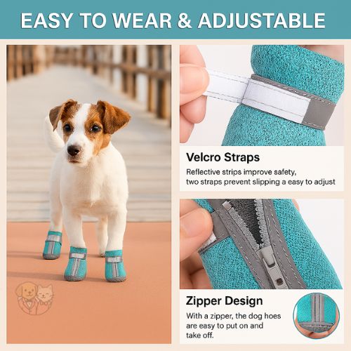 Reflective Dog Shoes โ Durable, Anti-Slip & All-Weather Paw Protection Reflective Dog Shoes โ Durable, Anti-Slip & All-Weather Paw Protection