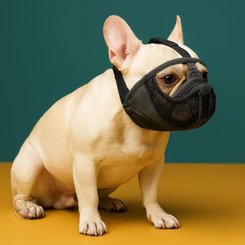 Snout Muzzle with Breathable Mesh | Adjustable Muzzle for Biting, Chewing, Barking & Training Snout Muzzle with Breathable Mesh | Adjustable Muzzle for Biting, Chewing, Barking & Training