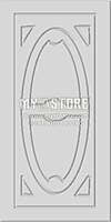 2D Solid WPC Bathroom Door SB2DD1027