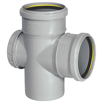 Door Tee, 50 mm, 1-1/2"(Inch), Supreme S.W.R Pipes & Fittings 