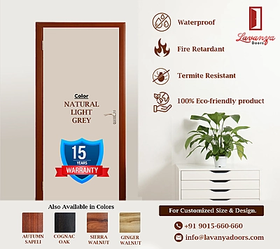 2D Solid WPC Bathroom Door SB2DD1031 2D Solid WPC Bathroom Door SB2DD1031
