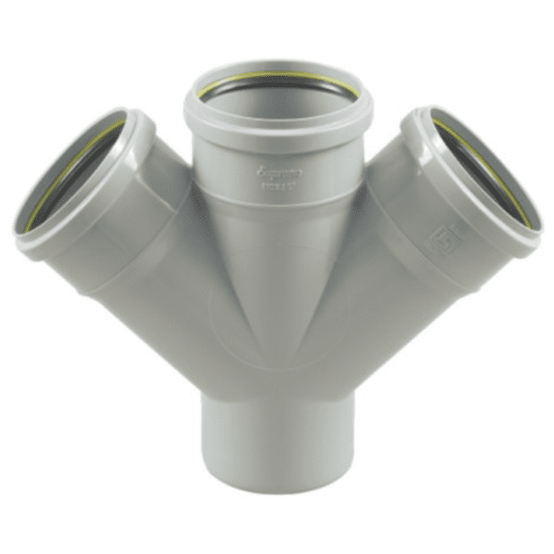 Double 'Y', 90 mm, 3"(Inch), Supreme S.W.R Pipes & Fittings 