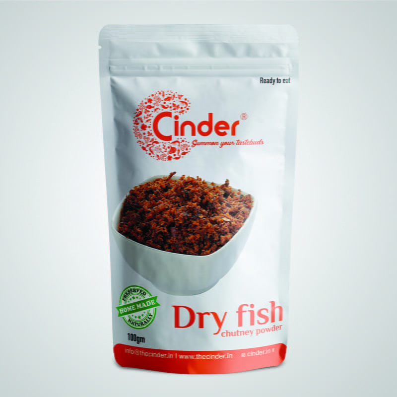 CINDER DRY FISH CHUTNEY 100GRM CINDER DRY FISH CHUTNEY 100GRM