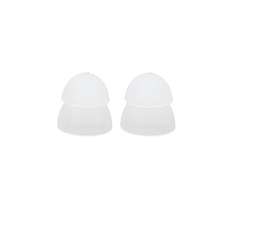 Dual Flange Eartips – Soft Silicone Replacement Earbuds Tips