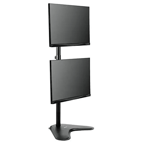 Dual Monitor LED Stand Adjustable Straight Leg Mount for 13"(33.02cm) and 32"(81.28cm) Screens Heavy Duty Desktop Clamp Dual Monitor LED Stand Adjustable Straight Leg Mount for 13"(33.02cm) and 32"(81.28cm) Screens Heavy Duty Desktop Clamp