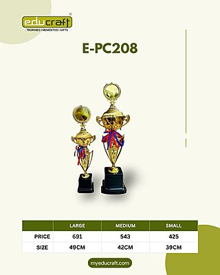 E-PC208L TROPHY 18% 49CM