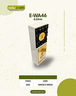E-WA46 TROPHY H28CM X W9CM (THICKNESS 6.3CM)