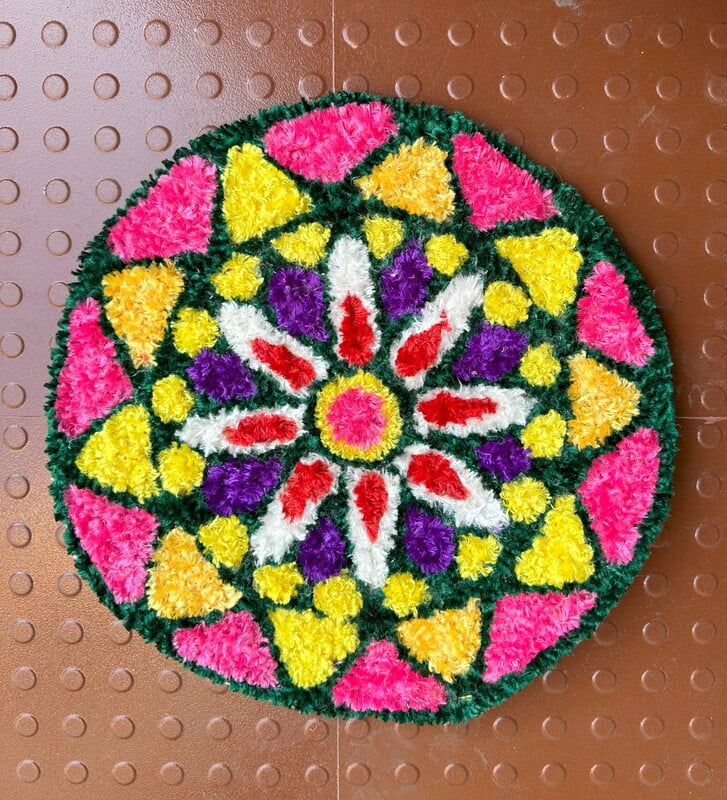Rangoli Mat D004