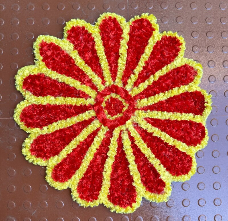 Rangoli Mat - E031 - 1ft Rangoli Mat - E031 - 1ft