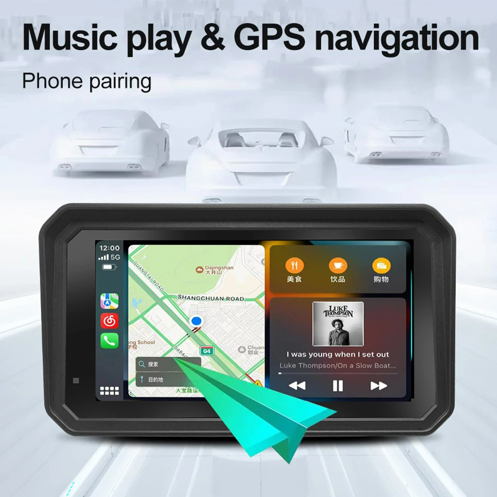 LBC Moto M3 Elite 6.25 inch Navigation with Camera, TPMS, GPS (Magnetic Quick Release)
