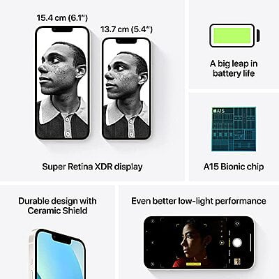 Apple iPhone 13 Mini (512GB) - Starlight