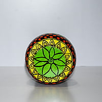 Hand painted aluminium bowl set of 2 home decor food serving gift cafe restraunt