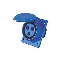 16A Industrial Panel Mount Type Socket - 3 Pin 16A Industrial Panel Mount Type Socket - 3 Pin