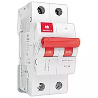 100A DP Switch Disconnector Euro 2 – White 100A DP Switch Disconnector Euro 2 – White