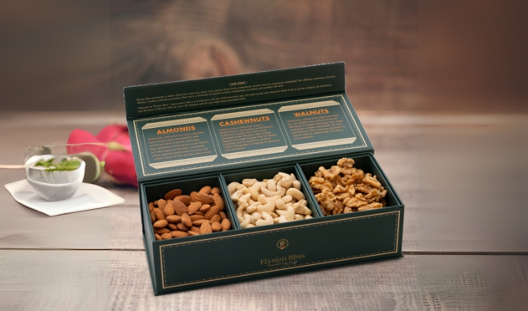 Premium Dry Fruits Gift Box – Almonds, Cashews & Walnuts