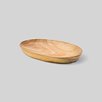 Wooden Natural oval tray for serving food, tea, coffee and toast || Home and Kitchen || 12 inches * 7 inches