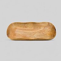 Wooden tray for serving breakfast, tea, coffee and toast, 10 inches * 5.5 inches