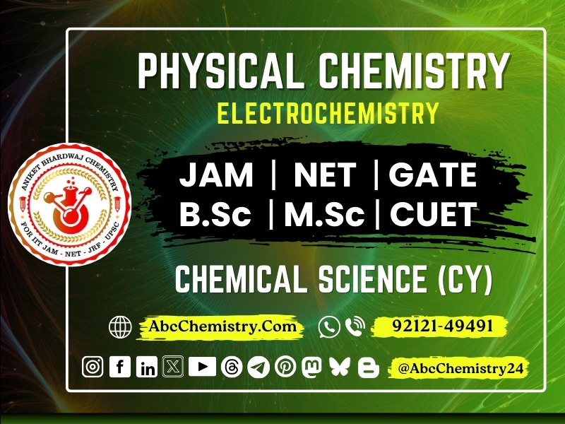 Electrochemistry Study Material Electrochemistry Study Material