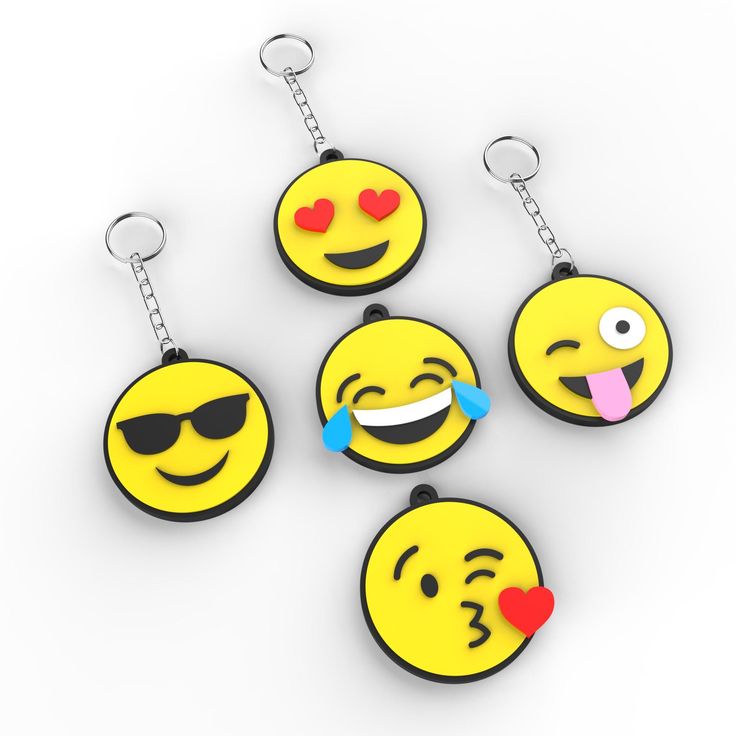 Emoji key chain