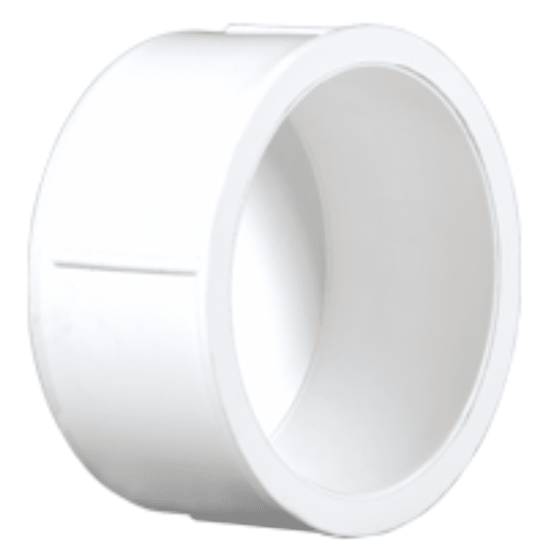 End Cap (Plain), 150mm, 6(Inch), Supreme Aqua Gold uPVC High Pressure Plumbing System