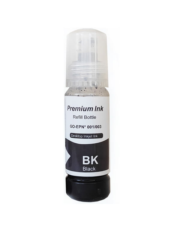 001 / 003 Refill Ink for EPSON Ink Tank Printer ( 1 x Black Ink of 70 ML Dye Ink Each ) 001 / 003 Refill Ink for EPSON Ink Tank Printer ( 1 x Black Ink of 70 ML Dye Ink Each )