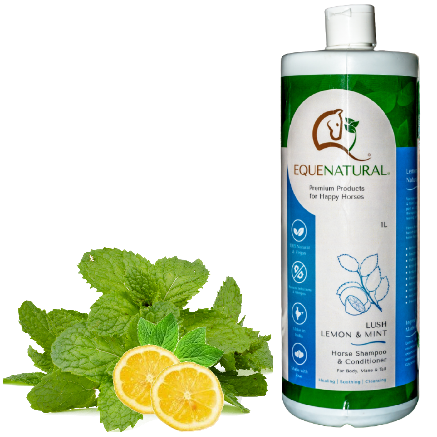 Equenatural Shampoo and Conditioner Lush Lemon and Mint Equenatural Shampoo and Conditioner Lush Lemon and Mint
