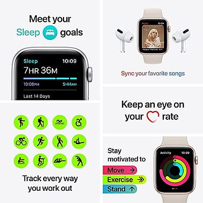 Apple Watch SE (GPS, 44mm) - Space Grey Aluminium Case Apple Watch SE (GPS, 44mm) - Space Grey Aluminium Case