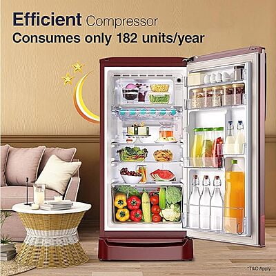 Godrej 183 L 2 Star Farm Fresh Crisper Technology With Jumbo Vegetable Tray Direct Cool Single Door