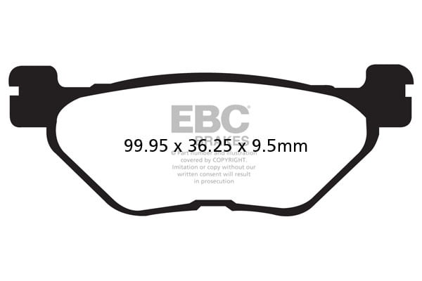 EBC Brakes FA319/2HH Double-H Series Sintered Brake Pads