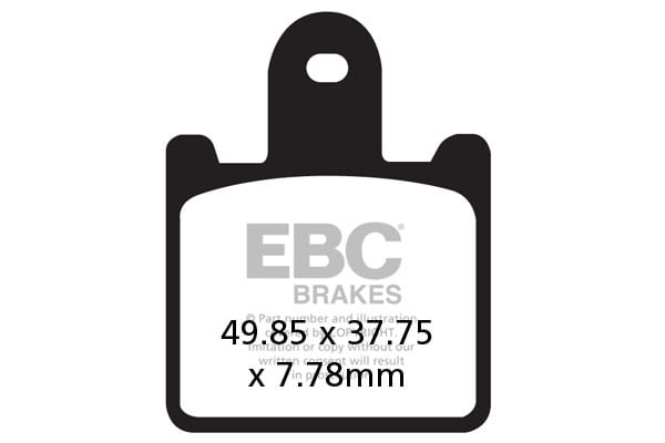 EBC Brakes FA417/4HH Double-H Series Sintered Brake Pads EBC Brakes FA417/4HH Double-H Series Sintered Brake Pads