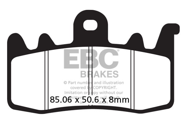 EBC Brakes FA630HH Double-H Series Sintered Brake Pads EBC Brakes FA630HH Double-H Series Sintered Brake Pads
