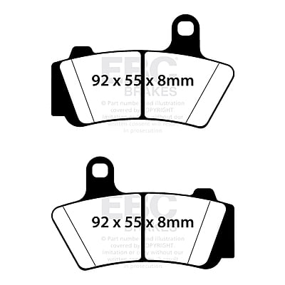 EBC Brakes FA748HH Double-H Series Sintered Brake Pads