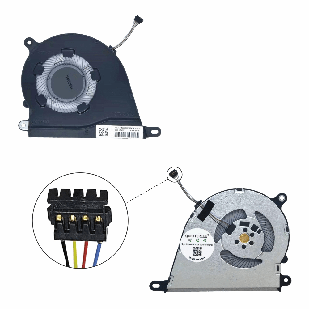 Laptop CPU Cooling Fan For HP Pavilion 15-DY 15-EF 14-DQ 14S-FQ DQ DR 15S-FQ 15S-EQ 340S G7 Series