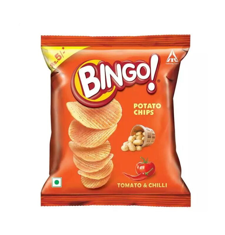 Bingo Potato Chips Tomato & Chilli Bingo Potato Chips Tomato & Chilli