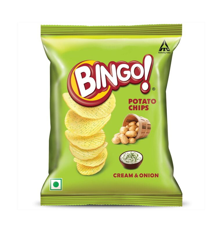 Bingo Potato Chips Cream & Onion Bingo Potato Chips Cream & Onion
